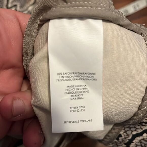 Cabi Python Snakeskin Print Blazer Jacket Animal Print Mobwife Contemporary - Picture 14 of 14